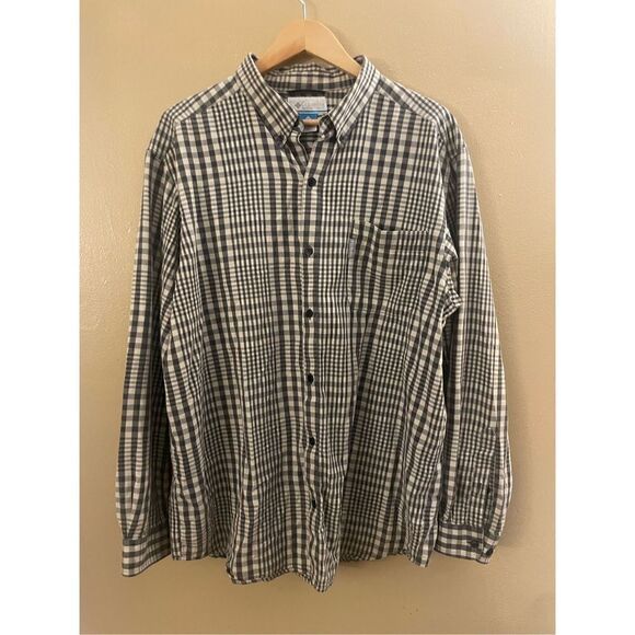 Columbia Men’s Long Sleeve Plaid Button Up Shirt Size XL - Picture 1 of 4